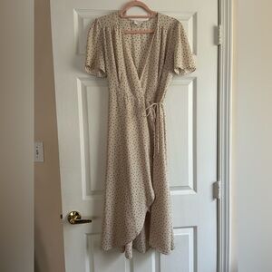Polka Dot Wrap Dress
